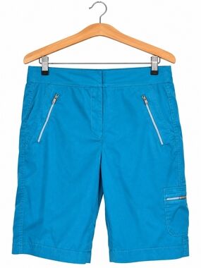 Tail Tech Performance Women’s 4 Turquoise Golf Cargo Bermuda Shorts